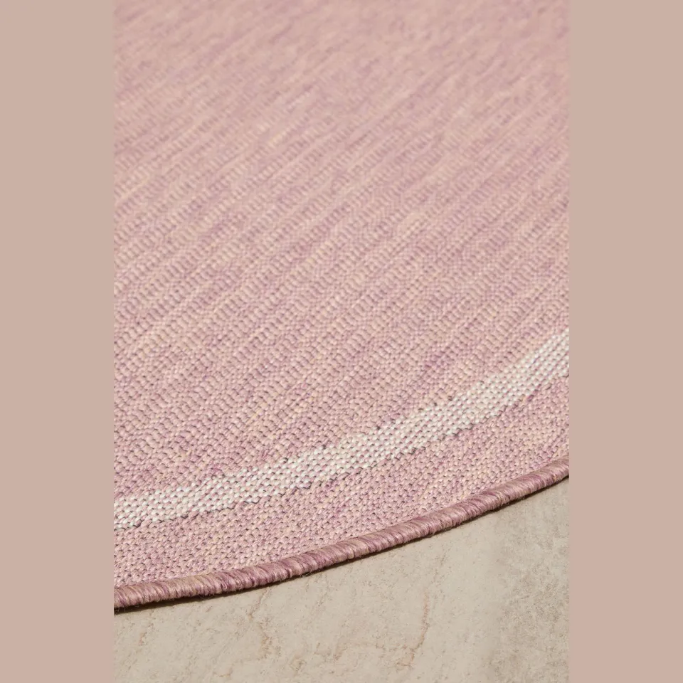 NOUS Living rond vloerkleed roze, Ø120 cm, foto 6