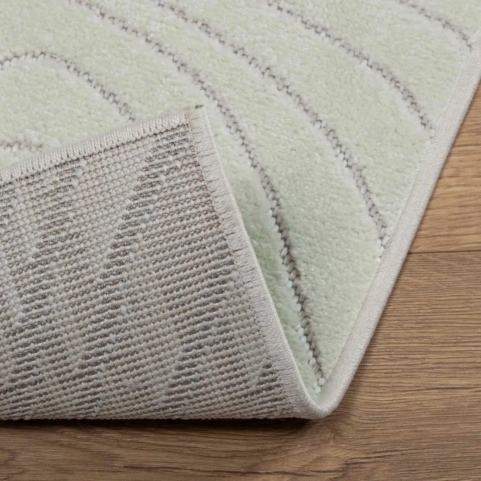 vidaXL Binnen- en buitentapijt PALMERAS Groen 200 x 200 cm Polyester, foto 4