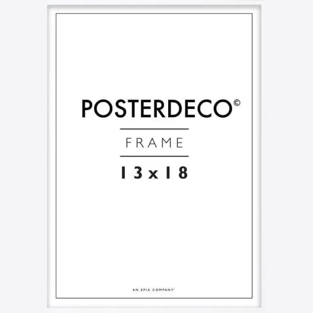 Framewinkel Fotolijst - Posterdeco - Premium Hout - Fotomaat 13x18 cm - Posterlijst - Fotolijstje - Wit