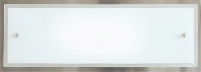 Linea Verdace Wandlamp Abano Recta Gr.3XG9-40W - Nikkel mat RVS