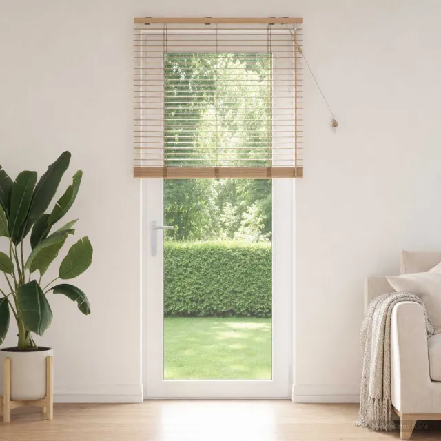 vidaXL Venetiaanse jaloezie Eiken Look 95 x 250 cm 35 mm Bruin