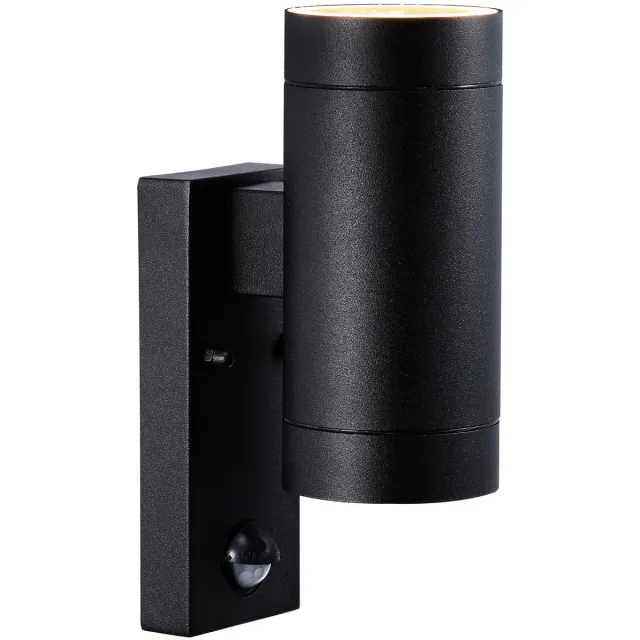 Nordlux Tin Maxi Sensor - Wandlamp - GU10 - Zwart