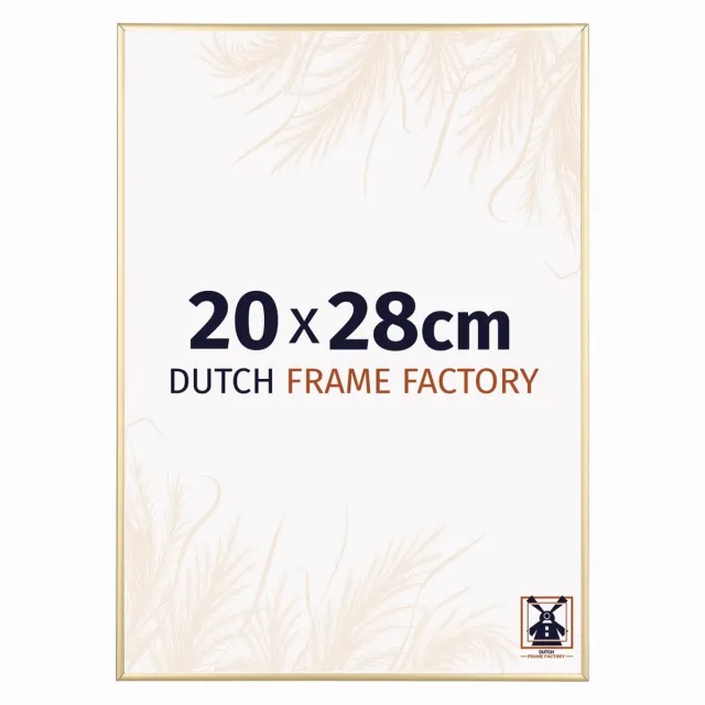 Dutch Frame Factory Fotolijst 20x28 cm - Aluminium - Goud - Kampen