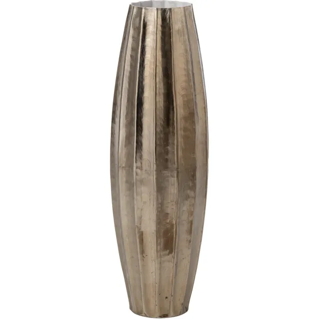 J-Line vaas - aluminium - goud - large