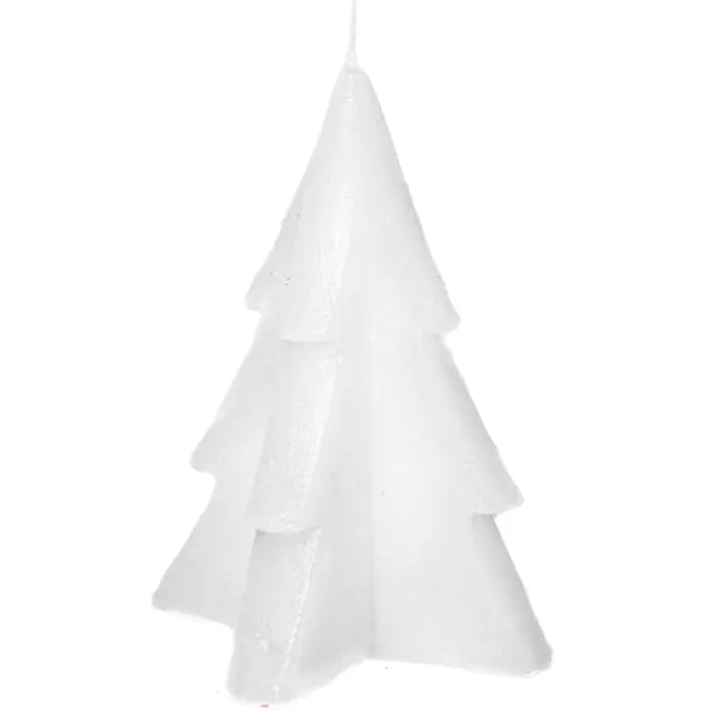 Home Society Kerstboomkaarsjes - Wit - Set van 12, Middel