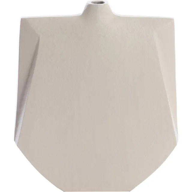 Light & Living Light&living Vaas deco 25x8x51 cm MAKAHA crème Wit