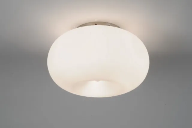 Lumidora Plafondlamp 70595 - Plafonniere - TULBAND - 3 Lichts - E27 - Wit - Glas - ⌀ 36 cm