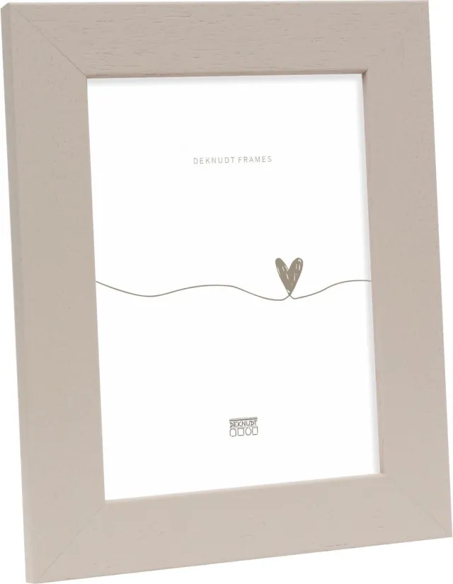 Deknudt Frames fotolijst S226K9 - taupe hout - breed - 21x29,7 cm