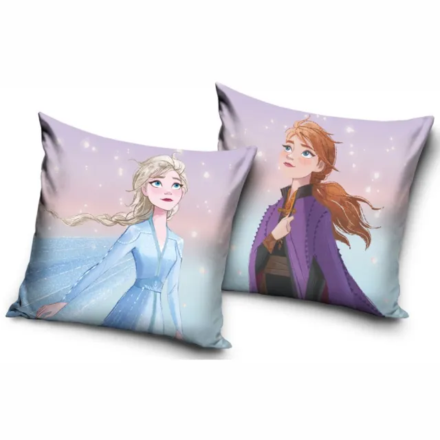 Disney Frozen fluwelen kussensloop 40x40 cm wit