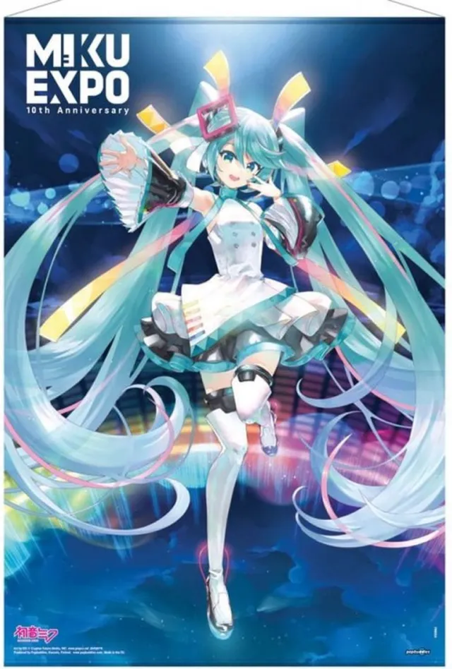 Popbuddies Hatsune Miku Wallscroll Miku Expo 10th Anniversary Limited Edition 61 x 91 cm Poster & Wallscrolls