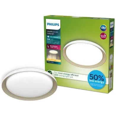 Philips Plafondlamp Pebblo - Wit - 32cm - 10w