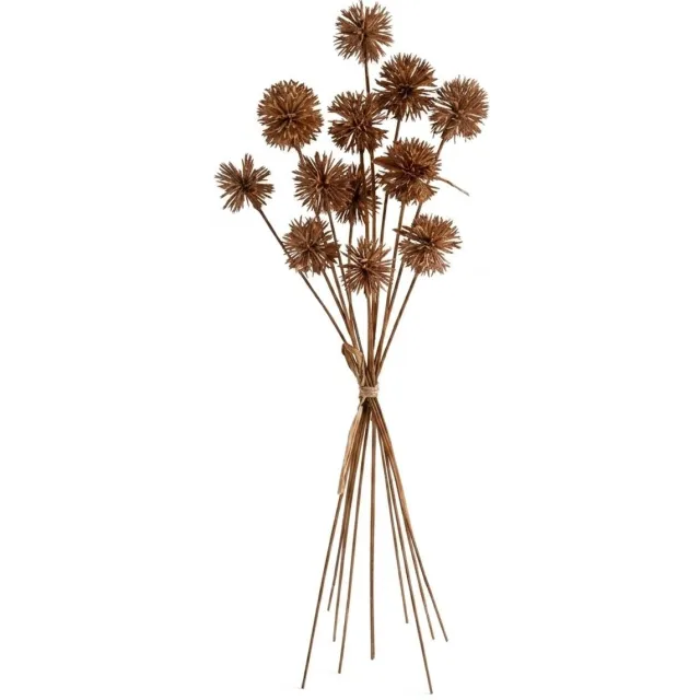 NUVEX Taupe bruin droogboeket kunstbloemen woonkamer decoratie handgemaakte dornenbol boeket nepplanten 12 stuks realistische decoratieve takken