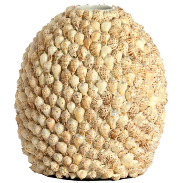 Light & Living Vaas SHELL - Bruin - 33x33x37 cm