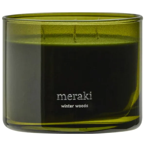 Meraki geurkaars Winter Woods (340 g) Groen