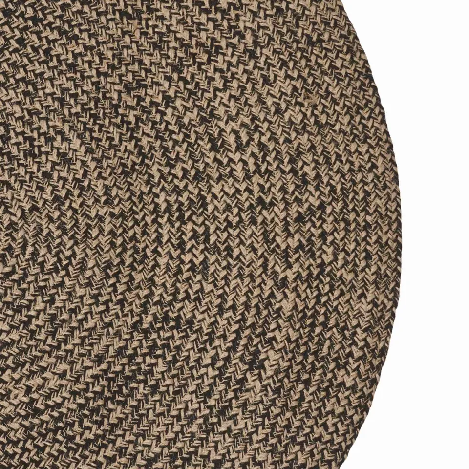 vidaXL Vloerkleden Zwart 205 x 305 cm Jute, foto 4
