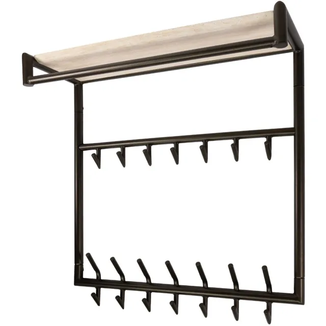 AnLi Style Kapstok Terra hoog 3x7H Zwart