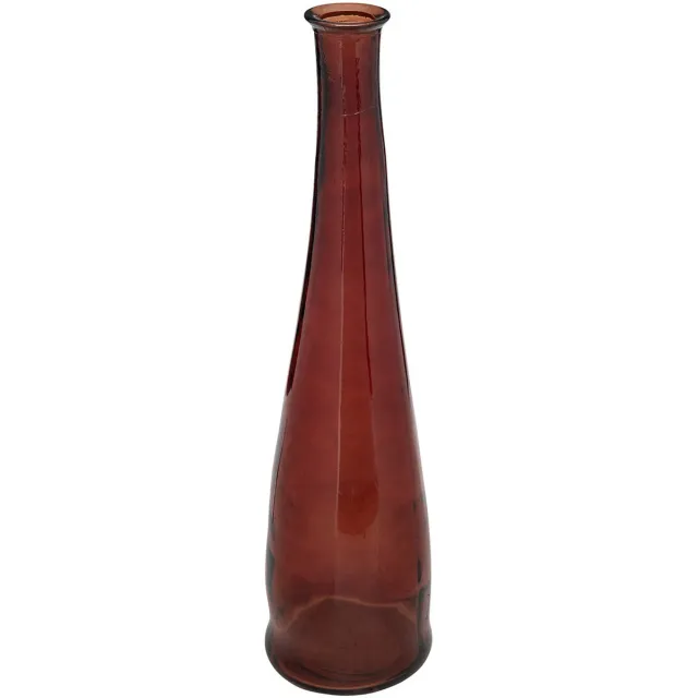 Atmosphera Créateur d'intérieur® Elegante vaas van gerecycled glas ULY, 80 cm Ambre