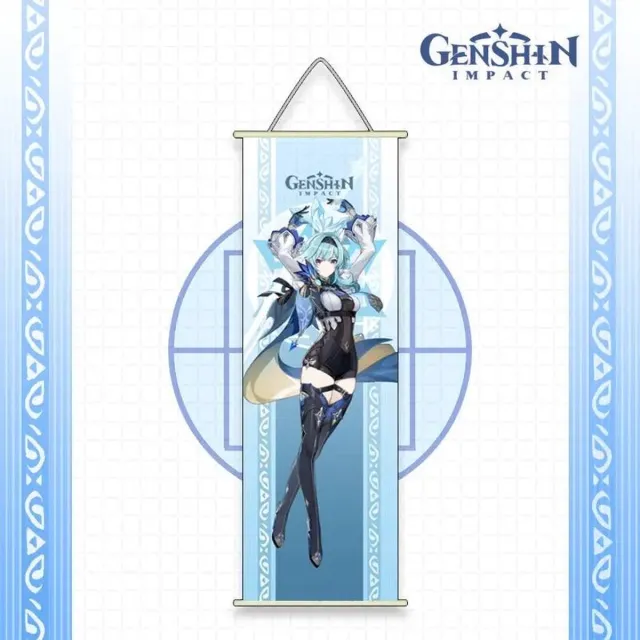 Genshin Impact Eula - Cryo - Poster - Anime Merchandise - Manga - Canvas - Figure