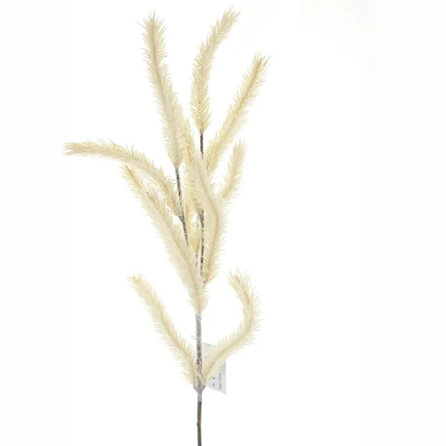 Gasper Parelgras Crème 74 cm - Kunstplanten Creme