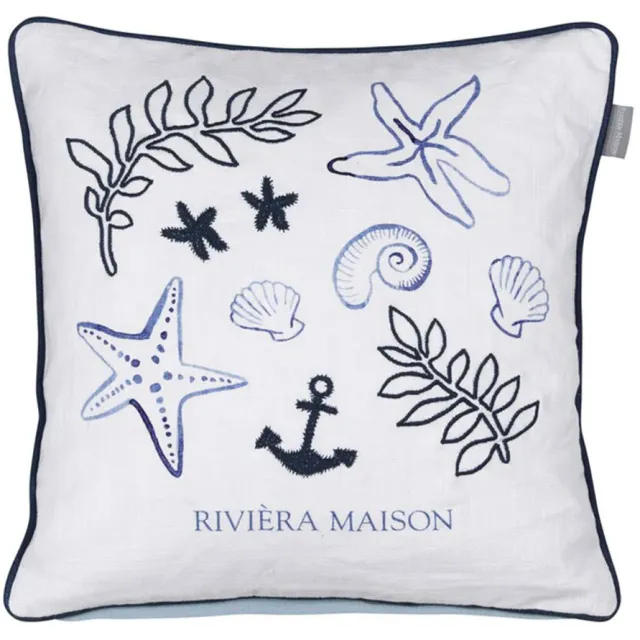 Kussen Riviera Maison Sail Away Blue 45x45
