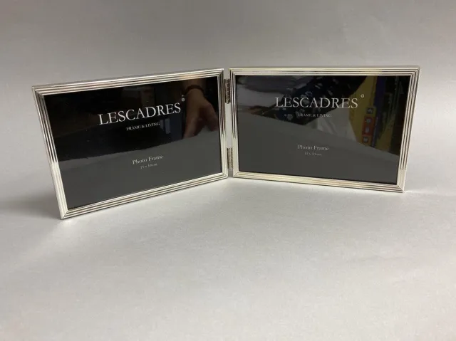 Lescadres Parijs - Fotolijst - Tweeluik - Liggend - 5 x 8 Zilver