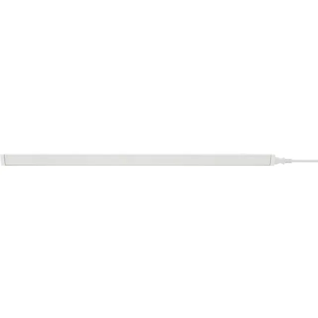 PRIOS kastverlichting - 1licht - kunststof - H: 6.1 cm - wit - Inclusief lichtbron