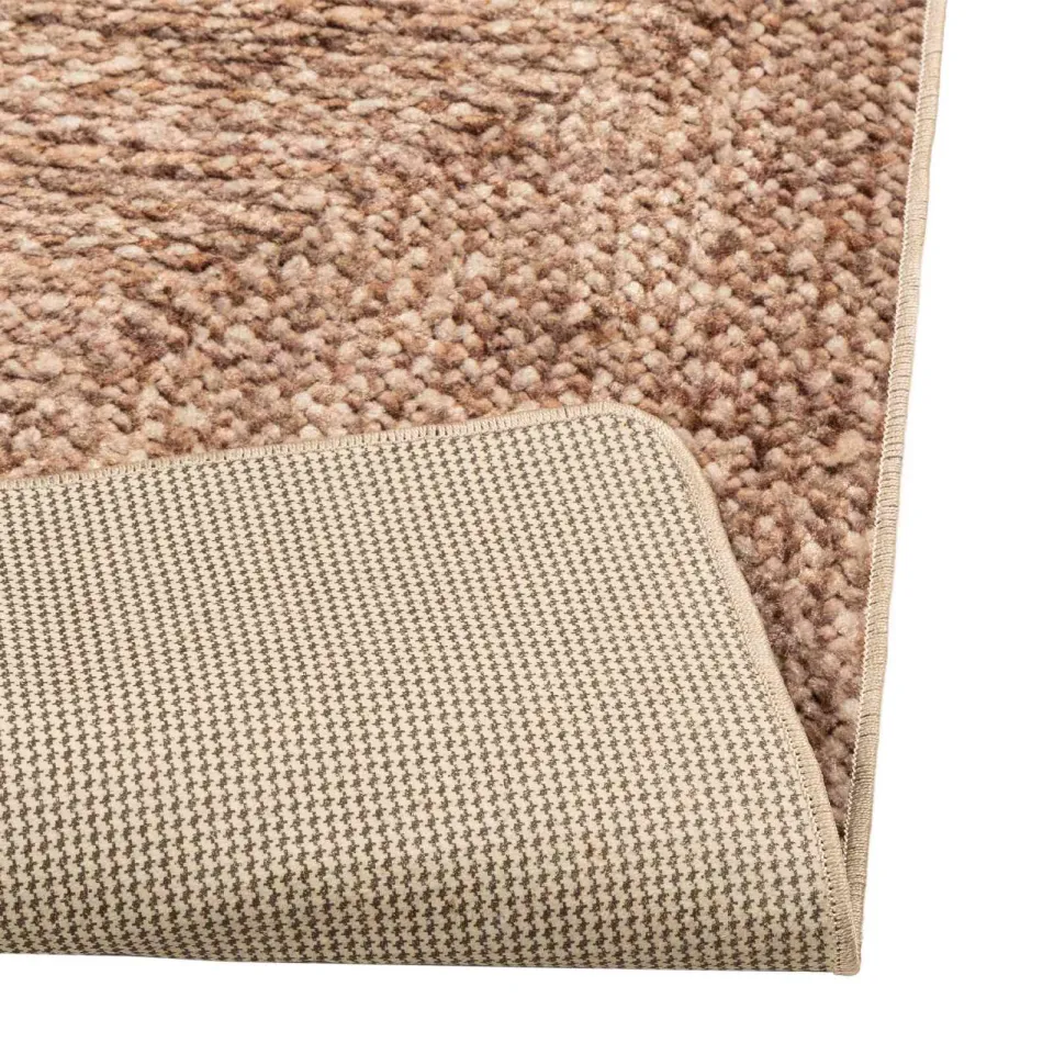 vidaXL Vloerkleedloper MARSA Bruin 80 x 450 cm Polyester en PVC, foto 4