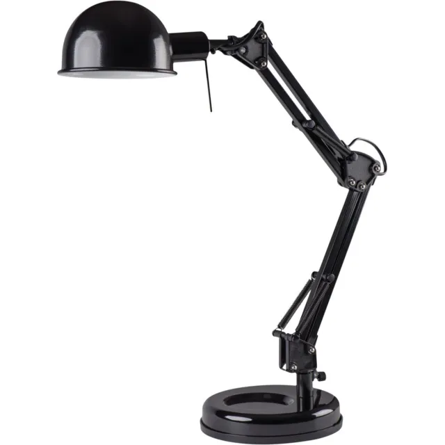 Kanlux PIXA Bureaulamp 1x40W Zwart + Wipschakelaar 19301