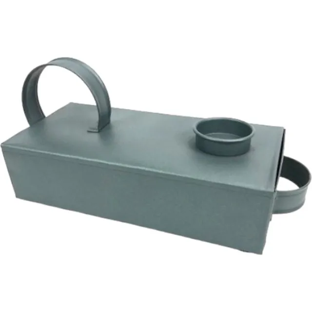 CottonCounts Kandelaars - match candle holder | t.light | blue/grey | 24x10x10cm | 40mm - blauw - 24x10x10