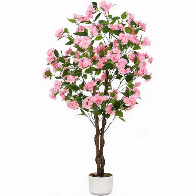 Triumpunpre Osmanthus 150 cm 3 Houten Stammen - Hal & Entree Roze
