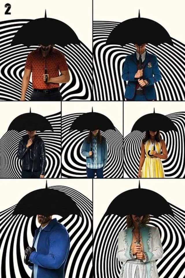 Netflix The Umbrella Academy Family Poster 61x91.5cm Multi color