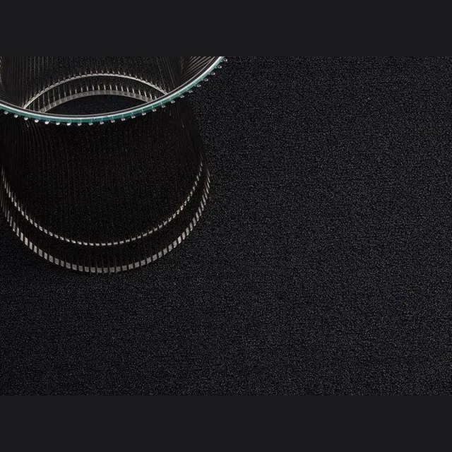 CHILEWICH doormat 46x71cm Solid black zwart