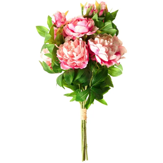 Beliani COLARES - Kunstbloemenboeket - Roze - Polyester
