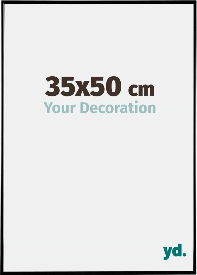 yd. Your Decoration - Fotolijst 35x50 cm - Kunststof - Zwart Hoogglans - Evry