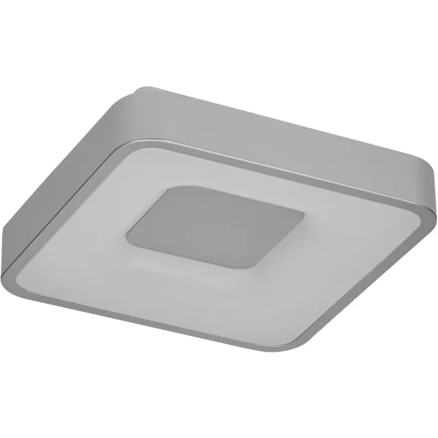 Osram ORBIS Piana LED Plafondlamp 290mm, 16W, 3000K warm wit, Click-DIM, Zilver, Metaal, IP20