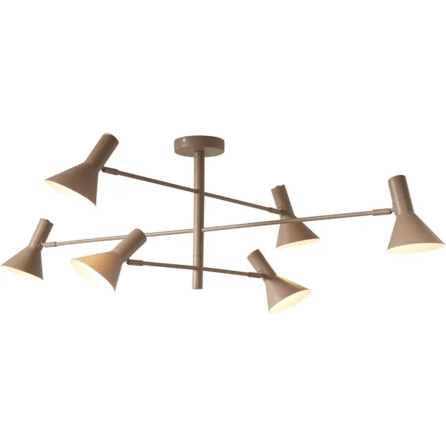 It's About Romi Plafonniere Izmir - Grijs - 124x124x40cm - Modern