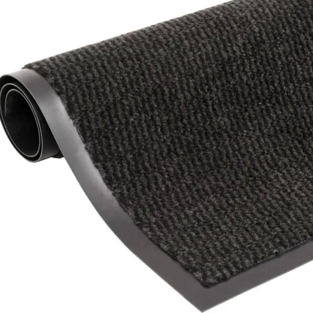Hekomat Schoonloopmat - droogloopmat - deurmat - 90 x 150 cm - antra antraciet