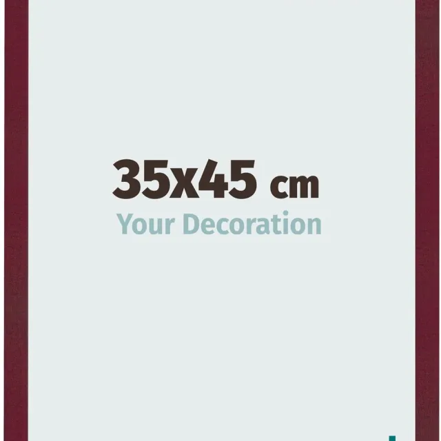 yd. Your Decoration - Fotolijst 35x45 cm - MDF - Wijnrood Geveegd - Bologna