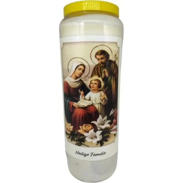 noveenkaars Heilige Familie - Noveenkaars - 9 dagen brander (5 stuks) Wit