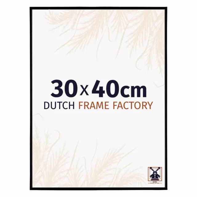 Dutch Frame Factory Fotolijst 30x40 cm - Kunststof - Zwart Mat - Easy
