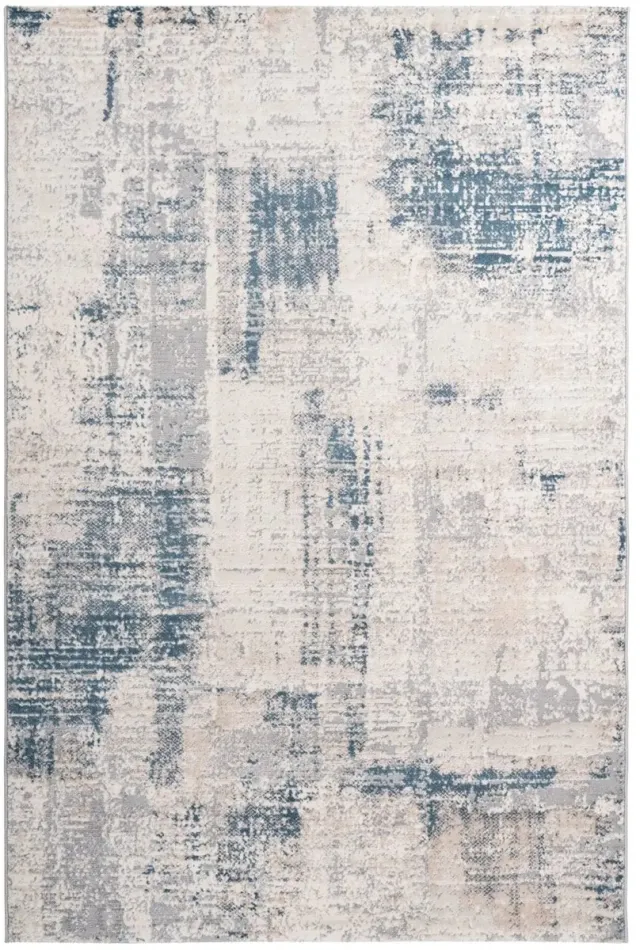 Dutch XXL Laagpolig Vloerkleed | Tapijt | Sail | Abstract | Blauw | 80x150 cm, foto 2