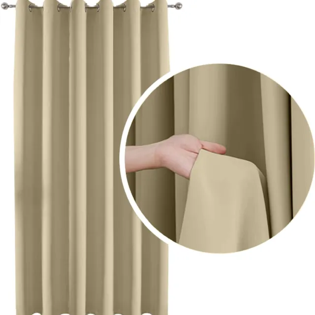 Meble od Nowa Verduisterende Gordijn - 140x250 cm - Krem - 90% Verduisterend
