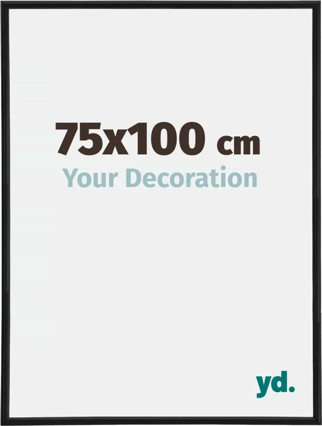 yd. Your Decoration - Fotolijst 75x100 cm - Kunststof - Zwart Mat - Annecy
