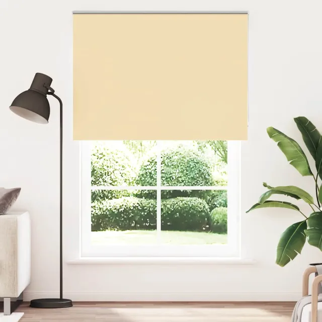 vidaXL Rolgordijn verduisterend 165x230 cm stofbreedte 161,6 cm beige