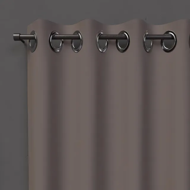 Ibenzoa Bruine verduisterende gordijnen van polyester voor optimale privacy en comfort