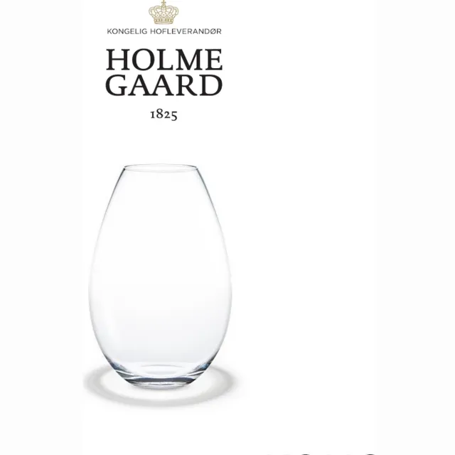 Holmegaard Cocoon vaas groot 45cm transparant