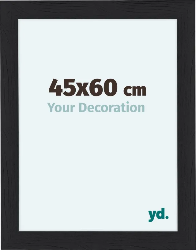 yd. Your Decoration - Fotolijst 45x60 cm - MDF - Zwart Houtnerf - Como