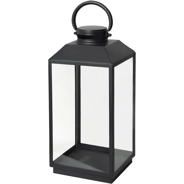 KS Verlichting Newport Windlicht Zwart Medium