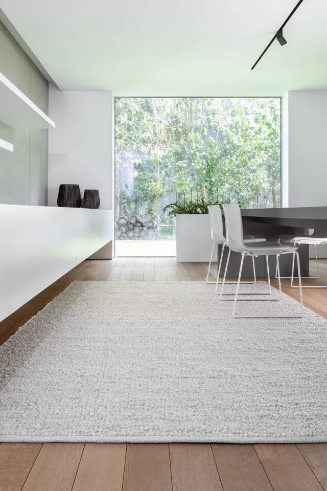 Acsento Ferrara Ivory Mix 815 Vloerkleed - 200 x 290 cm - Ivoor - Rechthoekig - Wol - Woonkamer, Slaapkamer - Effen - Modern, Scandinavisch