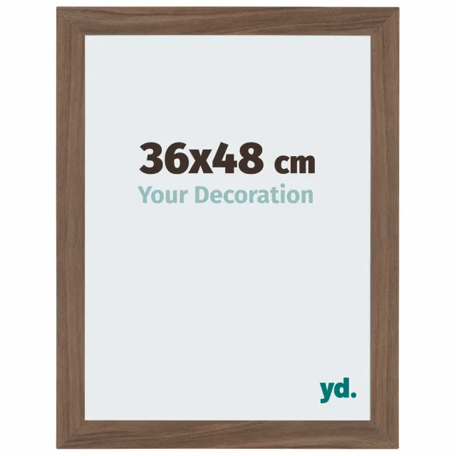 yd. Your Decoration - Fotolijst 36x48 cm - MDF - Walnoot Donker - Mura